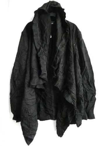 UmitUnal / Umit Unal oversize Jacke XL , Wolle, schwarz #044